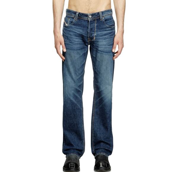 Diesel Larkee Blue Denim Jeans Distressed 31 x 34 Reg-Straight 0880F Wash Mens - Picture 1 of 13